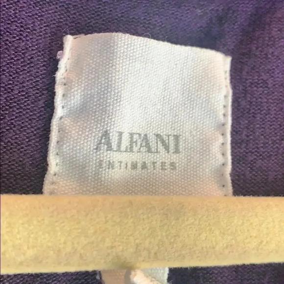 Alfani Purple V-Neck intimates Top - Picture 4 of 7